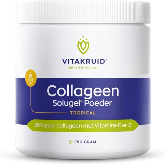 VITAKRUID COLLAGEEN SOLUGEL POEDER TROPICAL MET VIT C EN D